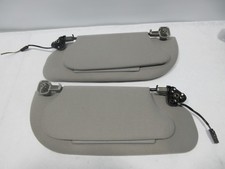 1998-2005 Lincoln Town Car Left Right Homelink Sun Visor Shade Set Pair Gray Oem