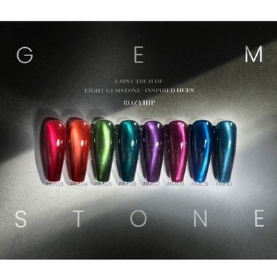 Rozyhip Gemstone Magnetic Cat Eye Gel Polish | Set & Single Options | 10ml Each