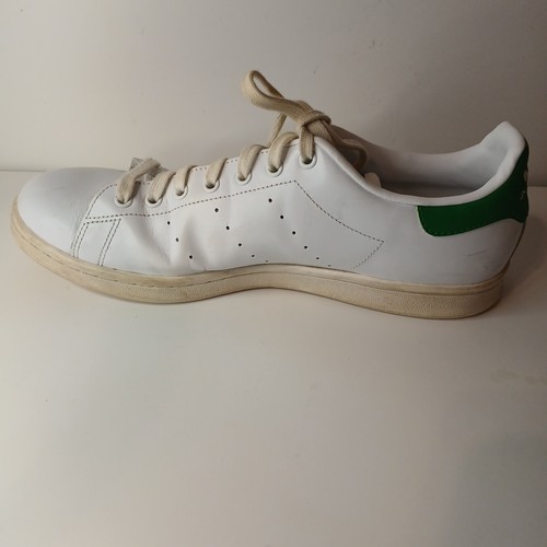Adidas Stan Smith Sneakers Bianco Verde - Uomo Taglia 12,5 Tennis Classico - Foto 9 di 24