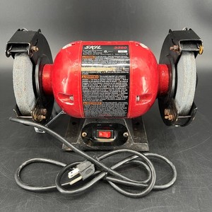 Skil Bench Grinder 3380 152 mm 120v Heavy Duty Tool Hardware Red Grinders