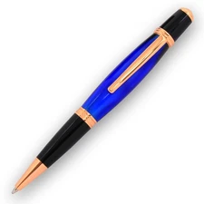 Viceroy Pen Kit, Copper and Black Chrome Finish, Single Kit, Legacy Woodturning