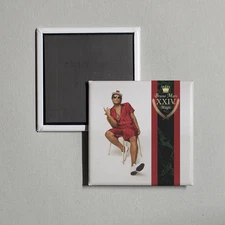 Bruno Mars - 24K Magic Album Cover Locker Fridge Magnet