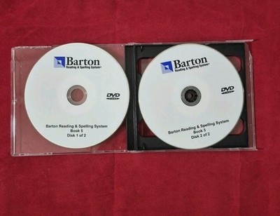 Barton Reading & Spelling System Book / Level 5  DVDs Discs 1 & 2  Set Only