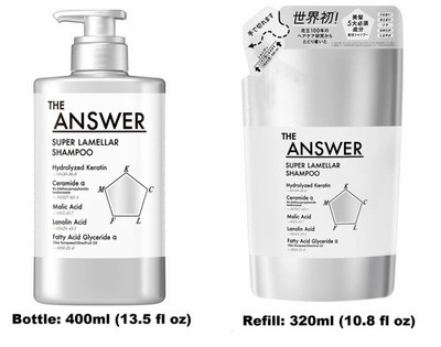Kao The Answer Super Lamellar Shampoo 400ml Flasche oder 320ml Nachfüller...