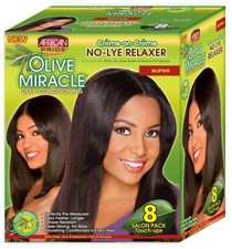 African Pride Olive Miracle Deep Conditioning - 8 touch-ups - Super