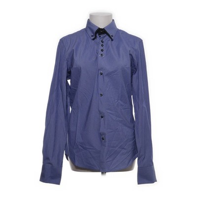 Re Camicia, Businesshemd, Größe: M, Blau/Weiß, Baumwolle/Elasthan, Damen #jon