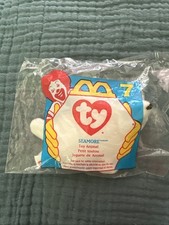 New Sealed 1996 McDonald's TY Seamore The Seal #7 ~ Teenie Beanie Babies