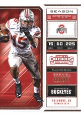 2018 Panini Contenders Draft Picks #42 Ezekiel Elliott - FB