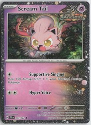 Scream Tail 077/162 Temporal Forces Cosmos Holo Uncommon Pokemon Card