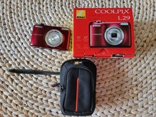 NIKON Coolpix L29 Red 16.1MP 5x Zoom Digital ...
