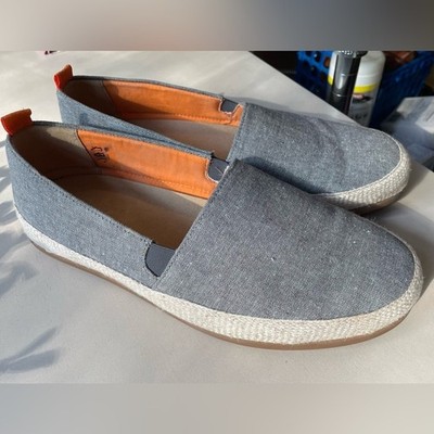 Men's SZ 8 MULO Gray Linen Espadrilles