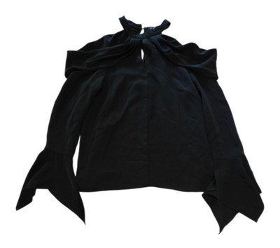 C Luce Whimsigoth Top Off the Shoulder Bell Sleeves Sz S Blouse Shirt Bold Goth