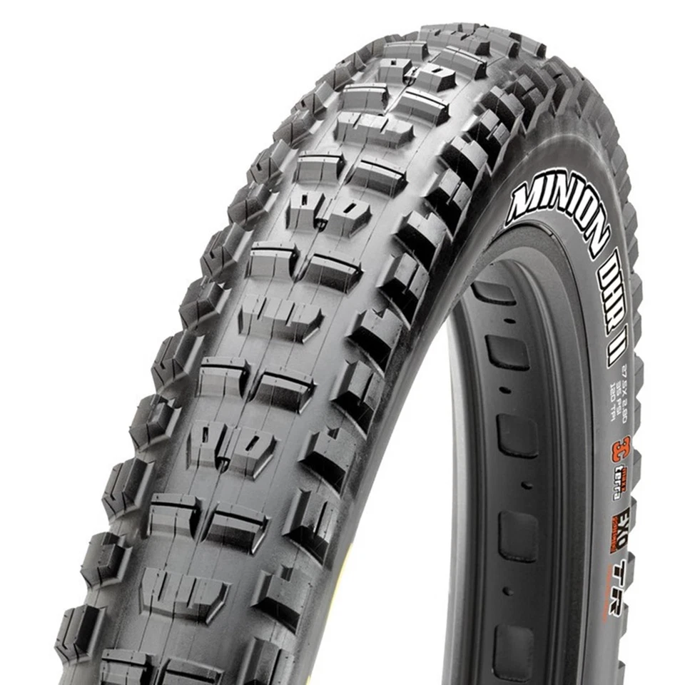 Maxxis Fahrrad Reifen Minion DHR II+ TLR Faltbar 27.5x2.80" 71-584 Schwarz EXO - Bild 1 von 1
