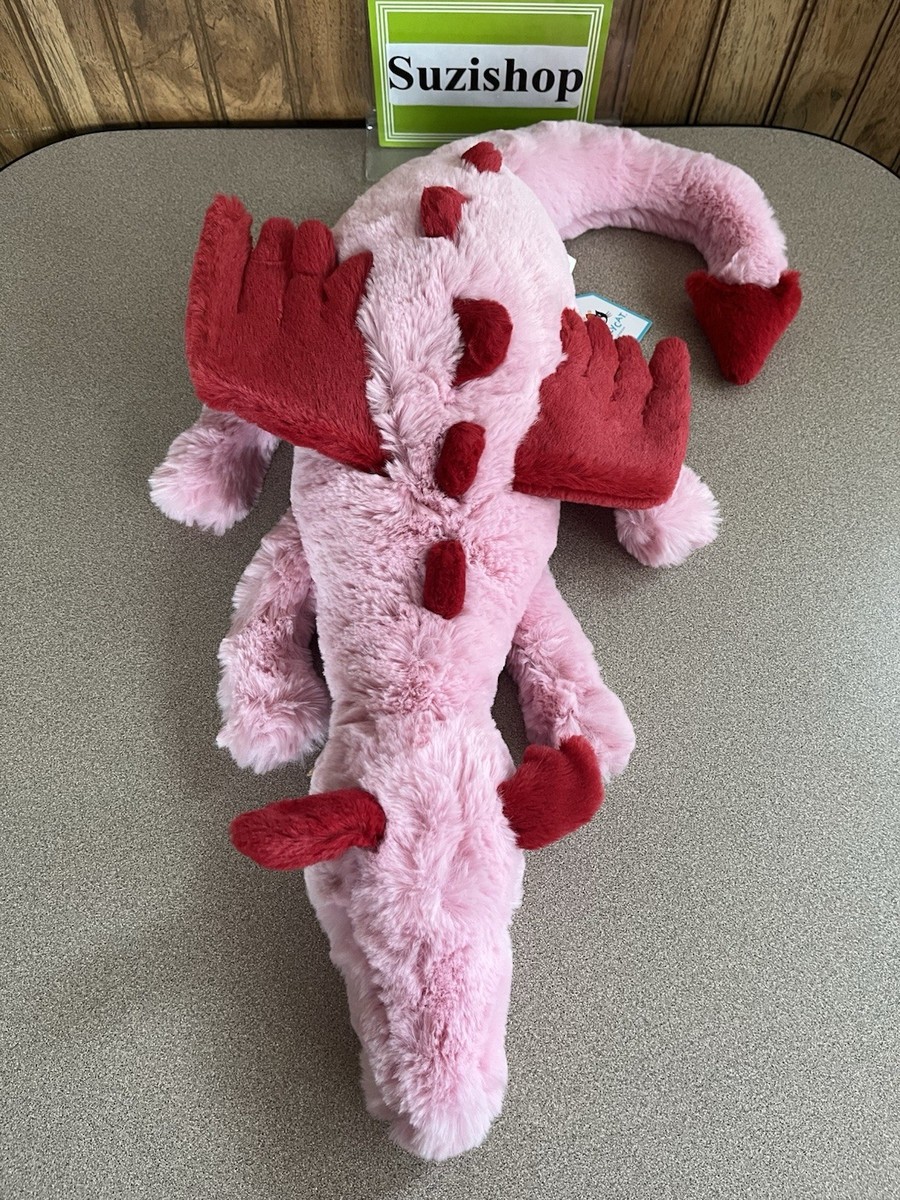 Jellycat Heart Dragon Stuffed Animal Pink Red NWT VAL2DD | eBay