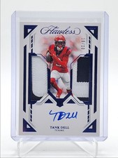 TANK DELL 2023 FLAWLESS RPA ROOKIE PATCH SAPPHIRE RC AUTO 10/10 Q6633