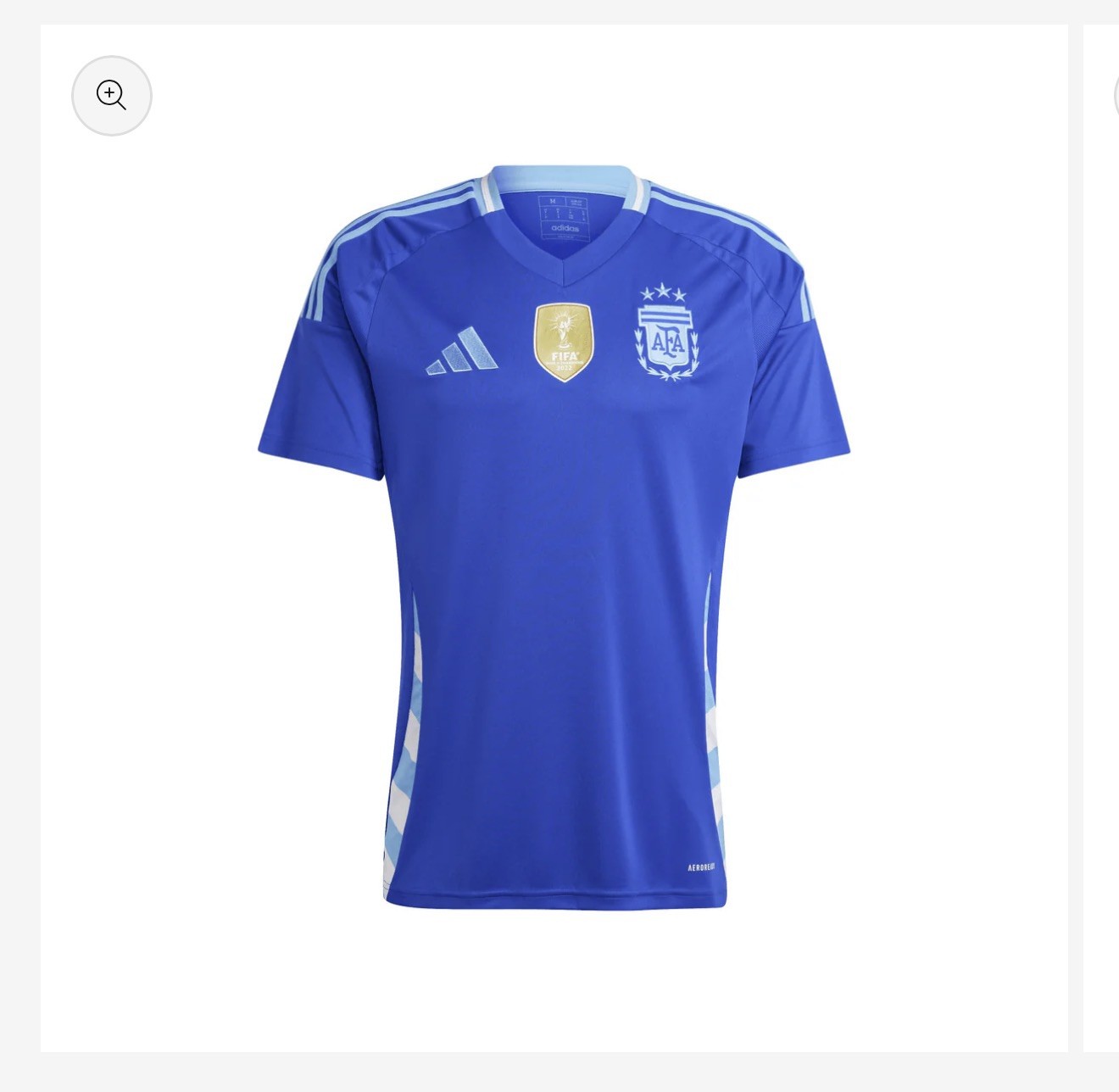 Adidas Argentina Authentic 2024 Away Soccer Jersey Men's Size Large