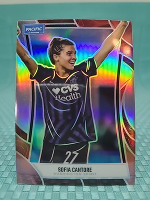 #ad 35 2025 Parkside NWSL Pacific Red Parallel Sofia Cantore 197 $19.99