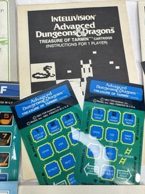 Vintage Intellivision Manuals & Overlays Lot - 34  + Intellivoice Set Manual