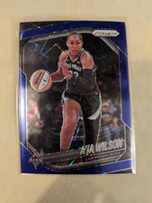 2025 WNBA Prizm A’ja Wilson  Blue Velocity Prizm Card #76