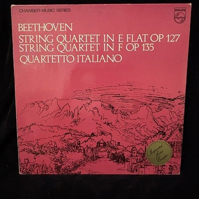 BEETHOVEN String Quartets Op. 127 & 135 - QUARTETTO ITALIANO - PHILIPS ST LP