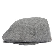 Image of Barbour Redshore Flat Cap Grey Medium Wool Blend BNWT