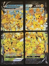 Pikachu V-Union SWSH 142 Black Star Promo Set of 4, Near Mint on eBay