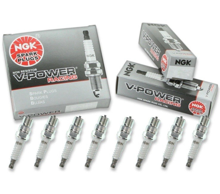 NGK 3249 V-Power Racing R5673-8 Inboard Marine Spark Plug Tune Up Lot of 8