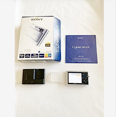 Sony Cyber-shot DSC-T20 Silver Digital Camera 8.1MP Optical Zoom