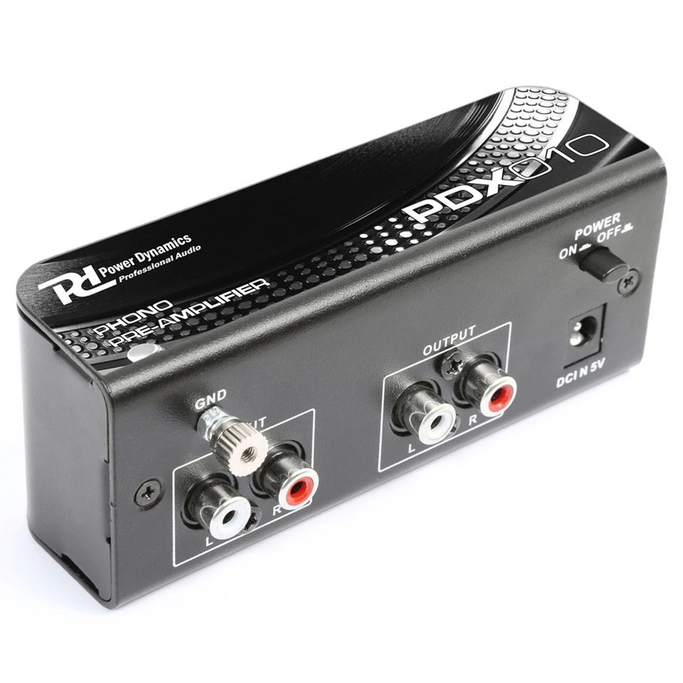 PD PDX010 Phono Preamp for Turntables & Record Players - Best Quality Audio