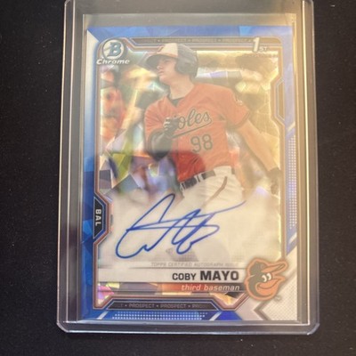 2021 Bowman Draft Sapphire Coby Mayo 1st Bowman Auto