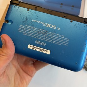 Nintendo 3DS XL Handheld Game Console SPR-001 Blue/Black US Model Complete Box