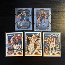 New York Knicks 5 Card Lot Rookies & Inserts Panini NBA Basketball Cards