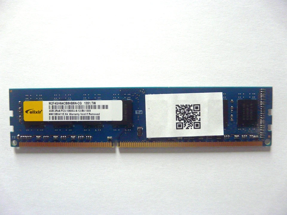 4 GB RAM Elixir DDR3 UDIMM 1333 MHz 240 PIN