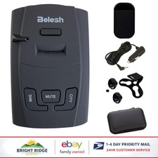 Laser Radar Detector for Cars with Dual Mode and Long Range Detection Alerts