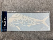 Salt Life Signature Decal 12 Sticker White Mackerel Kingfish Genuine Car Truck Salt Life Signature Decal 12 Sticker White Mackerel Kingfish Genuine Car Truck