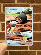 Lechonk Cyndaquil Smoliv Fan Art Trading Card Handmade Custom Collectible Card