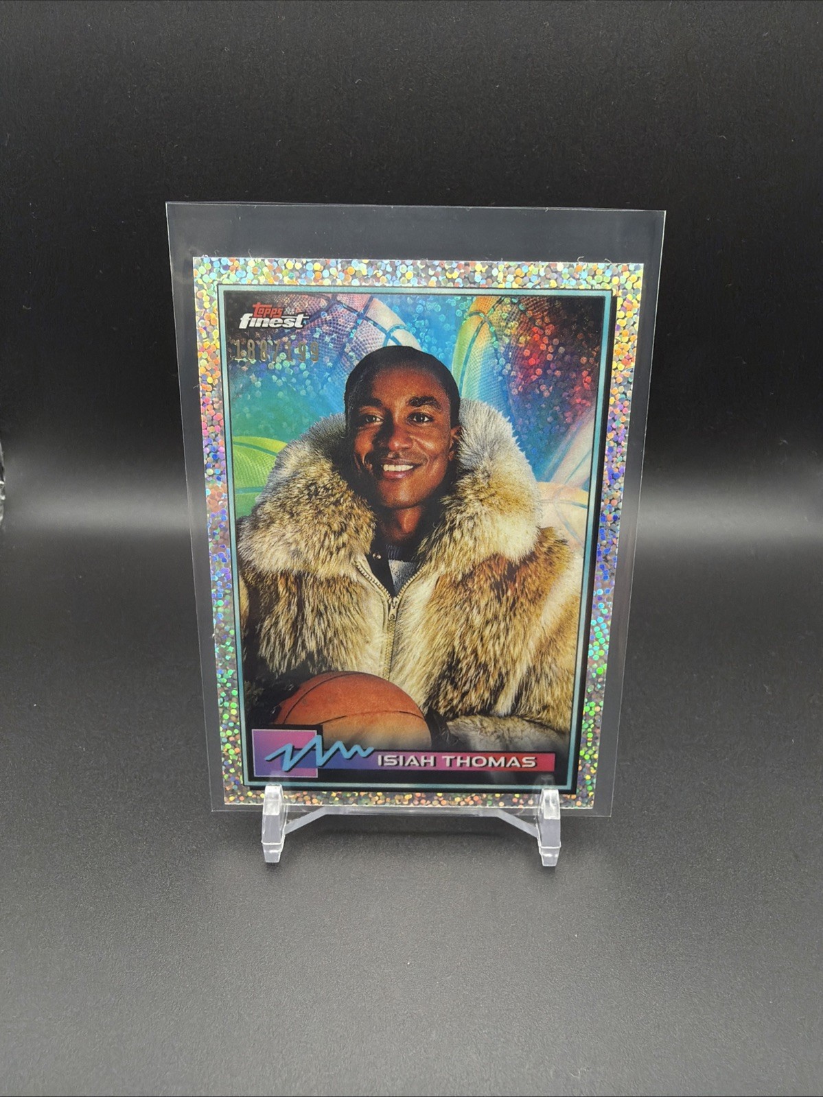 2021 Topps Finest - Isiah Thomas #11 Speckle Refractor /199