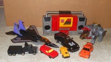 Vintage G1 Transformers Go-Bots Action Figure Lot 1980's Robot Toys