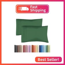 King Pillow Cases Set of 2 - Ultra Soft Hotel Quality Pillowcase Covers - Comfy,