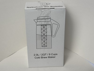 Cold Brew Coffee Tea Maker nebulosa del bolsillo  2 Liters 2 Quarts 9 Cups New!