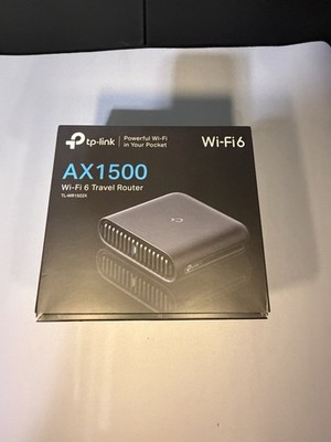 Tp-Link Ultra-Portable Wi-Fi 6 Ax1500 Travel Router Tl-Wr1502X Easy Public Wifi