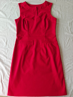 Orsay Women little red dress sleeveless with two pockets, 38 size