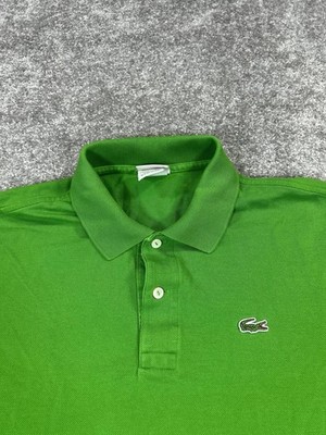 Lacoste Polo Shirt Mens Xl Green Cotton Golf * | eBay