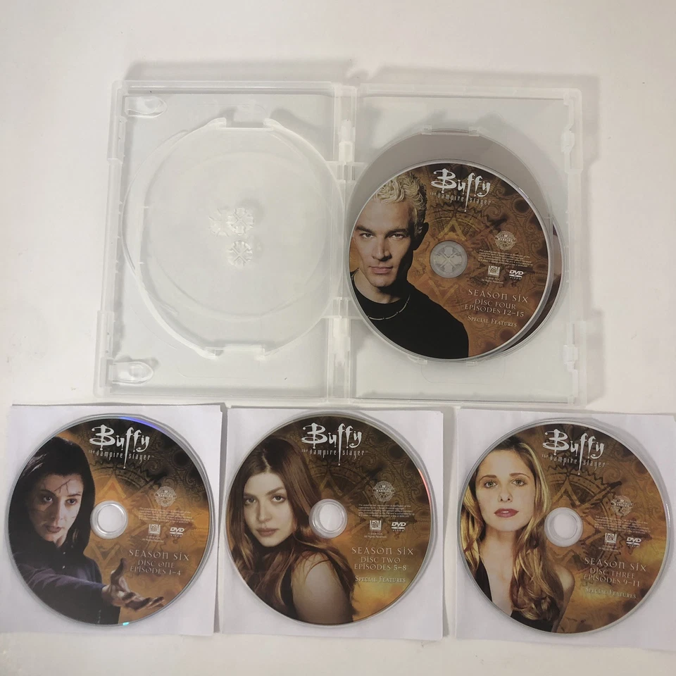 Buffy The Vampire Slayer TV Sixth Season 6 2002 DVD x 6 - Image 4 of 4