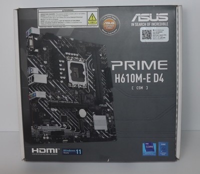 ASUS Prime H610M-E D4-CSM LGA 1700 mATX Intel Motherboard