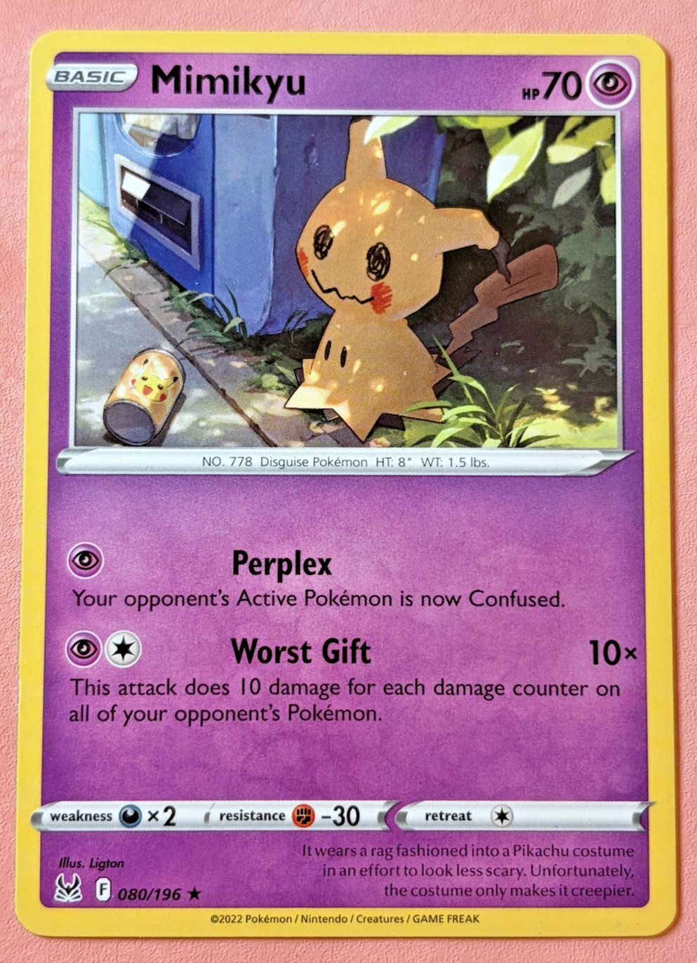 Mimikyu & Pikachu~Cute Pokemon Cards~ Pretty in Pink & Pastel Gallery