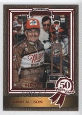 2010 Press Pass Legends 50 Win Club Red 8/199 Bobby Allison #63 HOF 0a1
