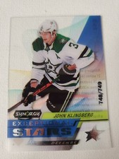 2020-21 UD Synergy Exceptional Stars #ES-3 John Klingberg 748/749 - Dallas Stars