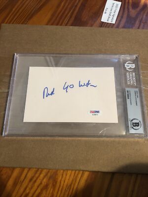 Andrew Lloyd Webber Slabbed Encased Autograph Beckett PSA DNA