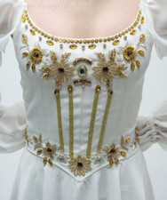 Professional Juliet Pas De Trois Ballet Dance Dress White Blue Pink Custom Made